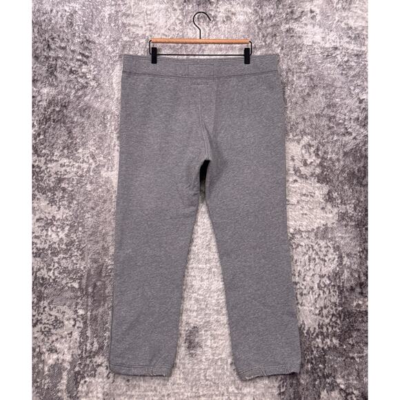 Vintage Abercrombie & Fitch Sweatpants Large Mens Heather Gray Varsity Y2K - Picture 2 of 10